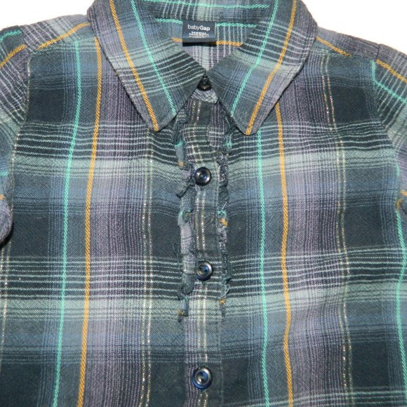 GAP Girls 12-18 Months Plaid Tunic Dress - Picture 9 of 9